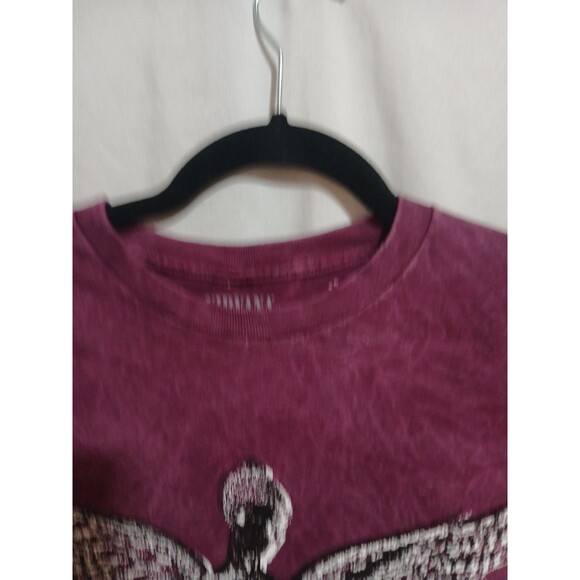 Nirvana In Utero Plum/Purple T-Shirt Size Small Unisex Grunge Nirvana Logo Flaw - Picture 5 of 13